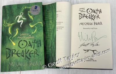 Oath Breaker Hardback 1st Edition double signed